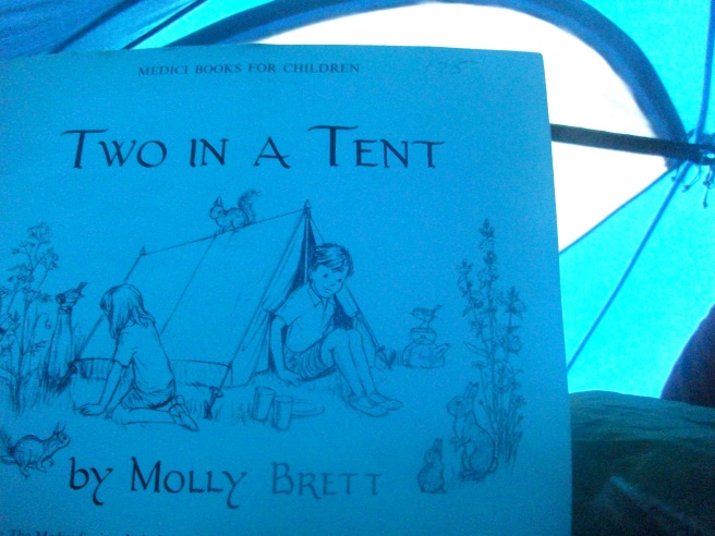 two in a tent in a tent