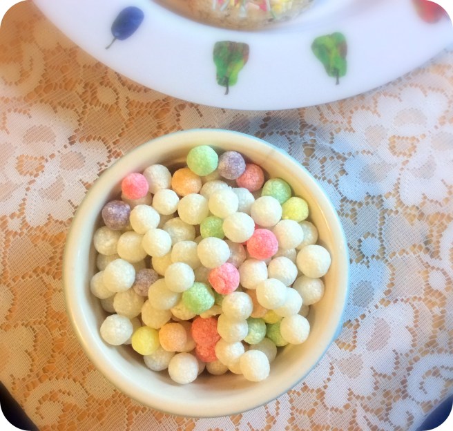 The uncooked tapioca pearls